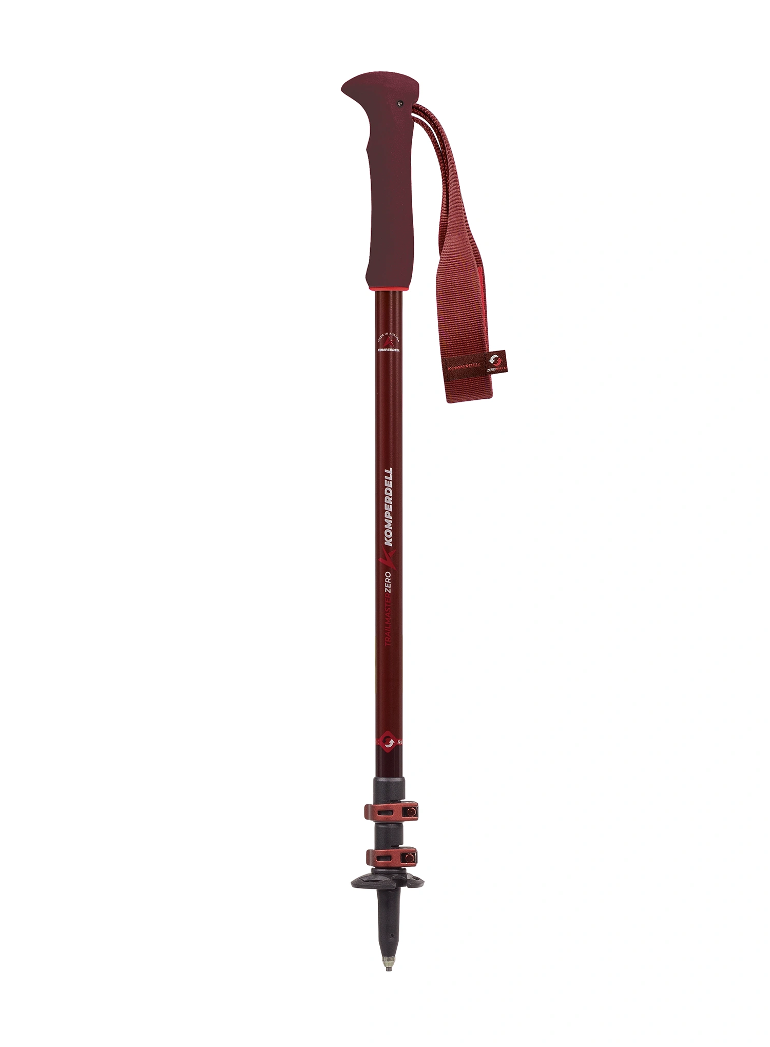 Kije trekkingowe Komperdell Trailmaster Zero Compact - malbec