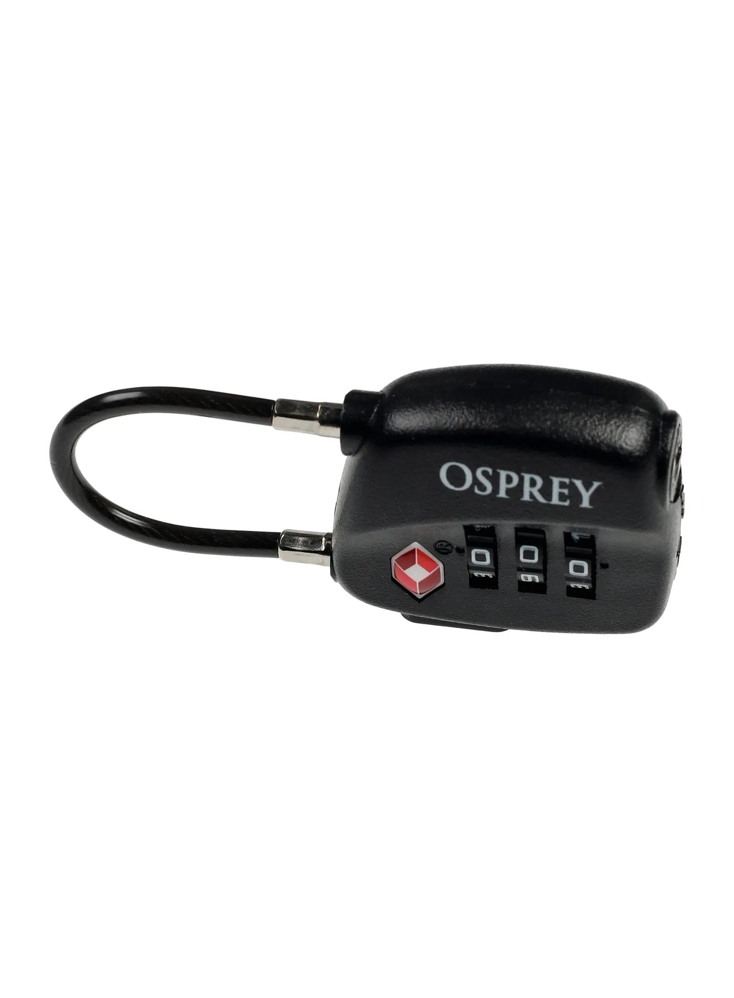 Visací zámek Osprey TSA 3 Dial Cable Lock - black