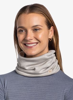 Komin na szyję Buff Merino Heavyweight - solid cloud