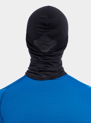 Kominiarka Buff Lightweight Merino Wool Balaclava - solid black