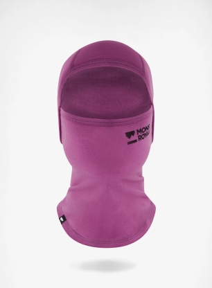 Kominiarka Mons Royale Santa Rosa Merino Flex 200 Balaclava - purple bolt