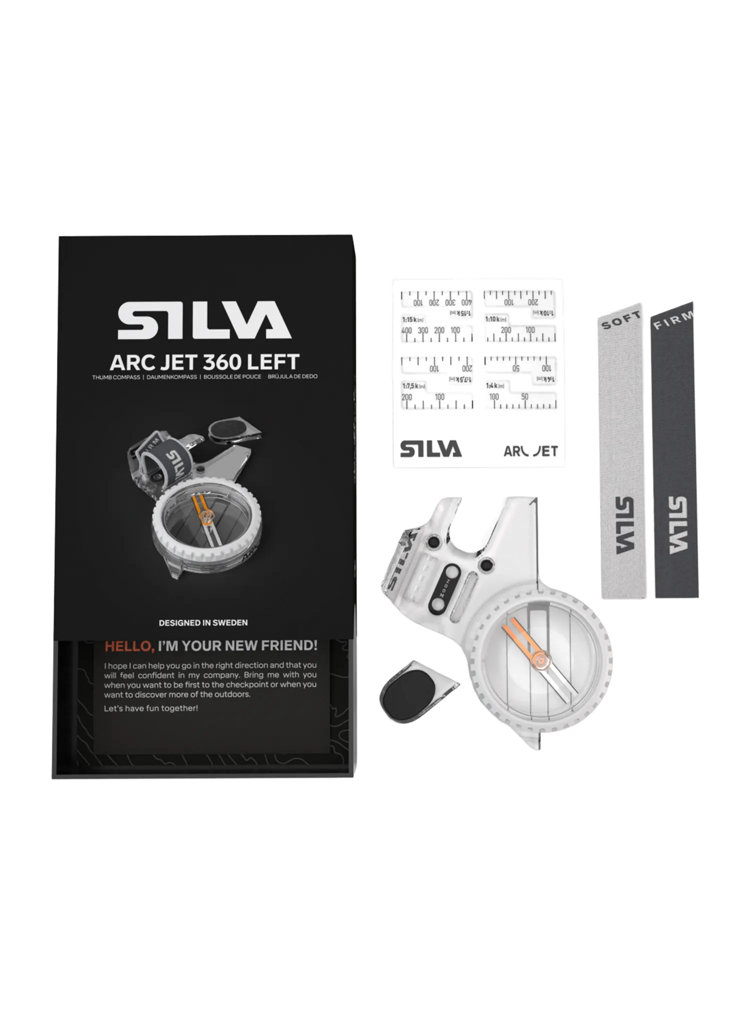 Kompas Silva Arc Jet 360 Left