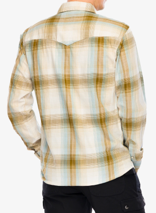 Koszula Carhartt Snap-Front Plaid Shirt - chalk
