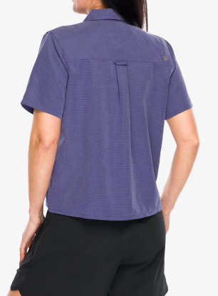Koszula turystyczna damska Royal Robbins Desert Pucker S/S - future dusk