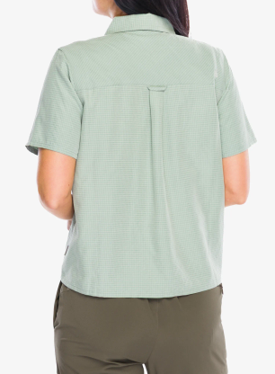 Koszula turystyczna damska Royal Robbins Desert Pucker S/S - sage leaf