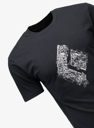 Koszulka bawełniana Black Diamond Engineered Diamond SS Tee - black