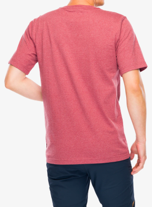 Koszulka bawełniana Carhartt K87 Pocket S/S T-Shirt - apple butter heather