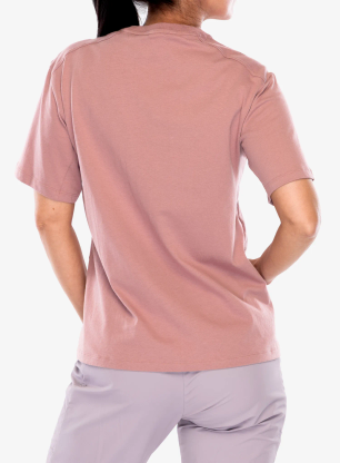 Koszulka bawełniana damska adidas TERREX Terrex Classic Logo Tee - warm clay