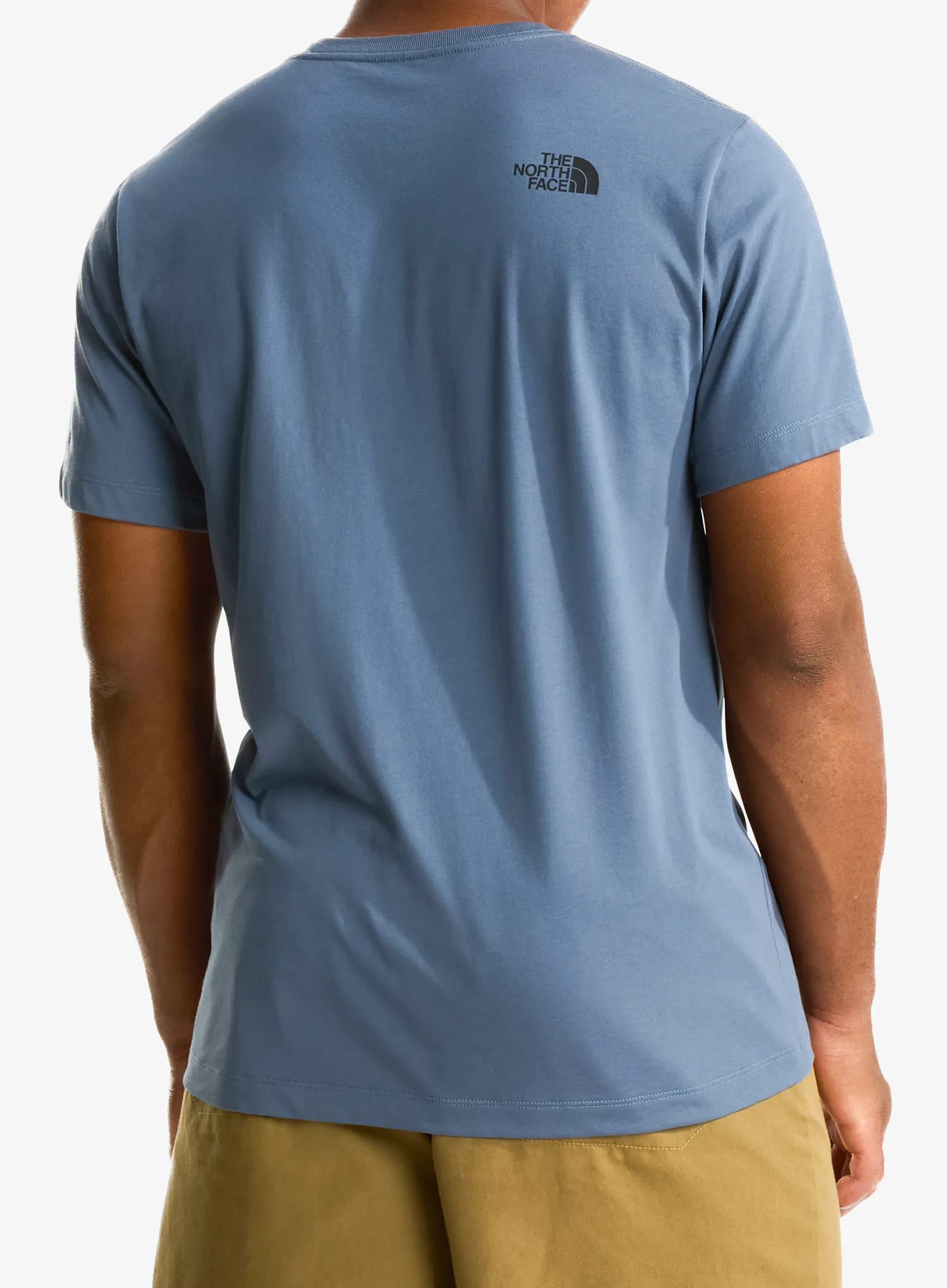 Koszulka bawełniana The North Face Evolution Box Half Dome Regular Short - granite grey