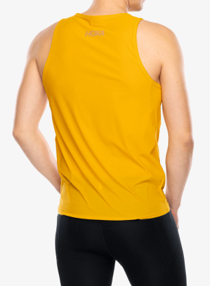 Koszulka biegowa Hoka Airolite Run Tank - varisty yellow