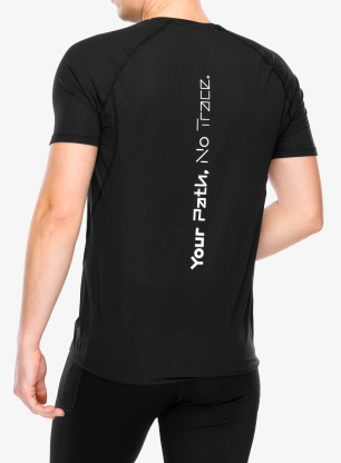 Koszulka biegowa NNormal Race T-shirt - black/black
