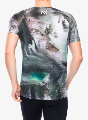 Koszulka biegowa NNormal Race T-shirt - nature print