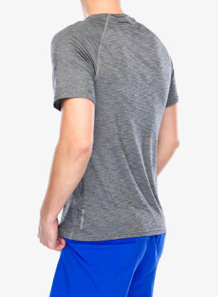 Koszulka biegowa Odlo X-Alp PW 115 T-Shirt Crew Neck S/S - grey melange