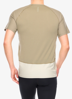 Koszulka biegowa Odlo X-Alp Trail T-Shirt Crew Neck S/S - vetiver/agate gray