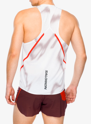 Koszulka biegowa Salomon S/Lab Speed Singlet - white/and