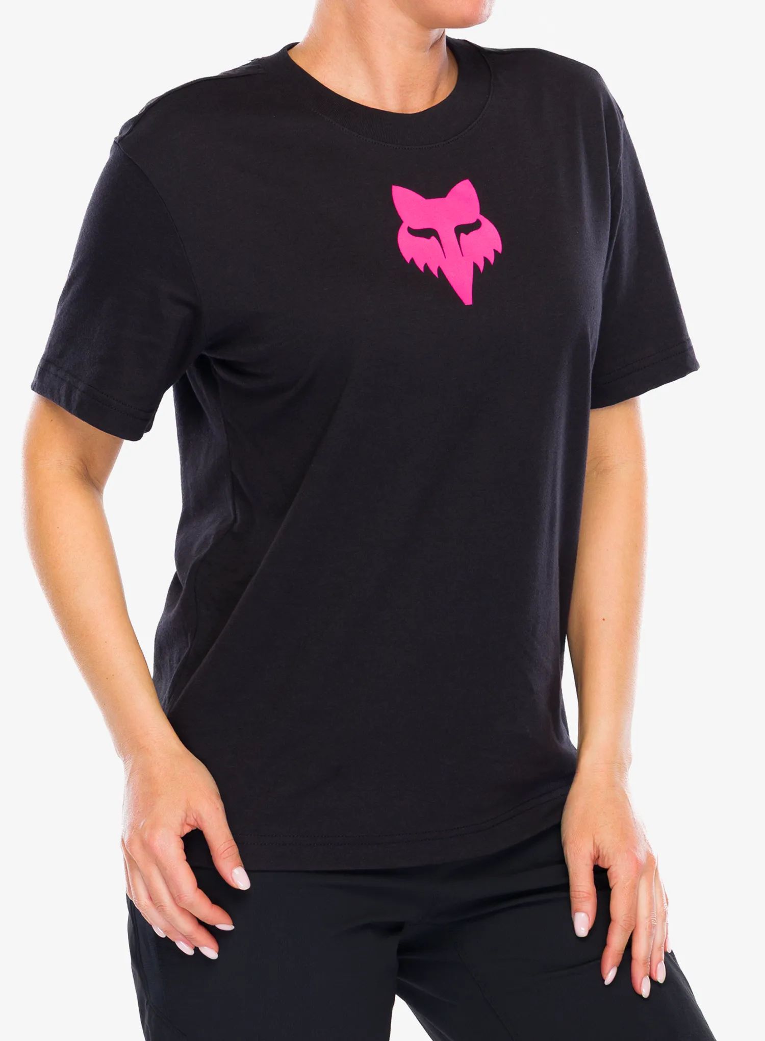 Dámské tričko Fox Head Basic Tee - black/pink