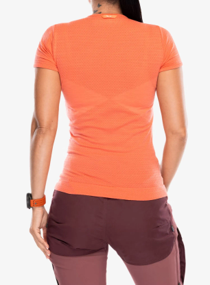 Koszulka damska Salewa Zebru Medium Warm AMR T-Shirt - coral