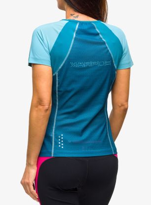 Koszulka do biegania damska Karpos Lavaredo Evo Jersey - corsair/adriatic blue