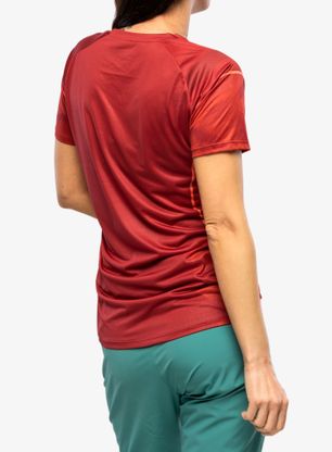 Koszulka do biegania damska La Sportiva Pacer T-Shirt - velvet/cherry tomato
