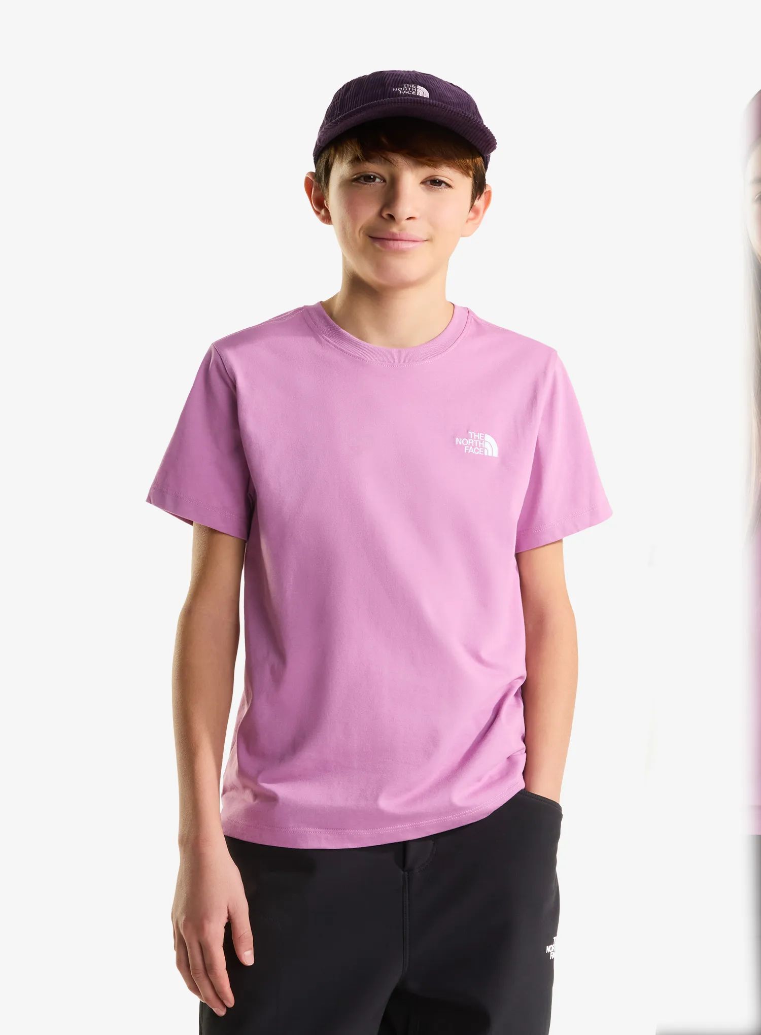 Dětské tričko The North Face Evolution Simple Dome S/S Tee - hushed lavender