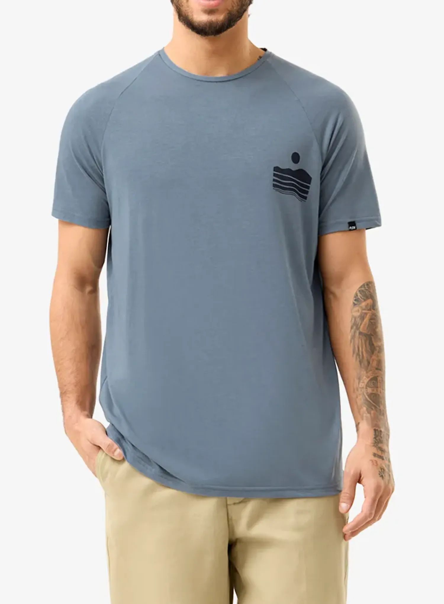 Tričko Flov Powell - blue/navy