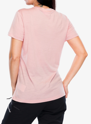 Koszulka merino damska Icebreaker Merino 150 Tech Lite III SS Tee - blush