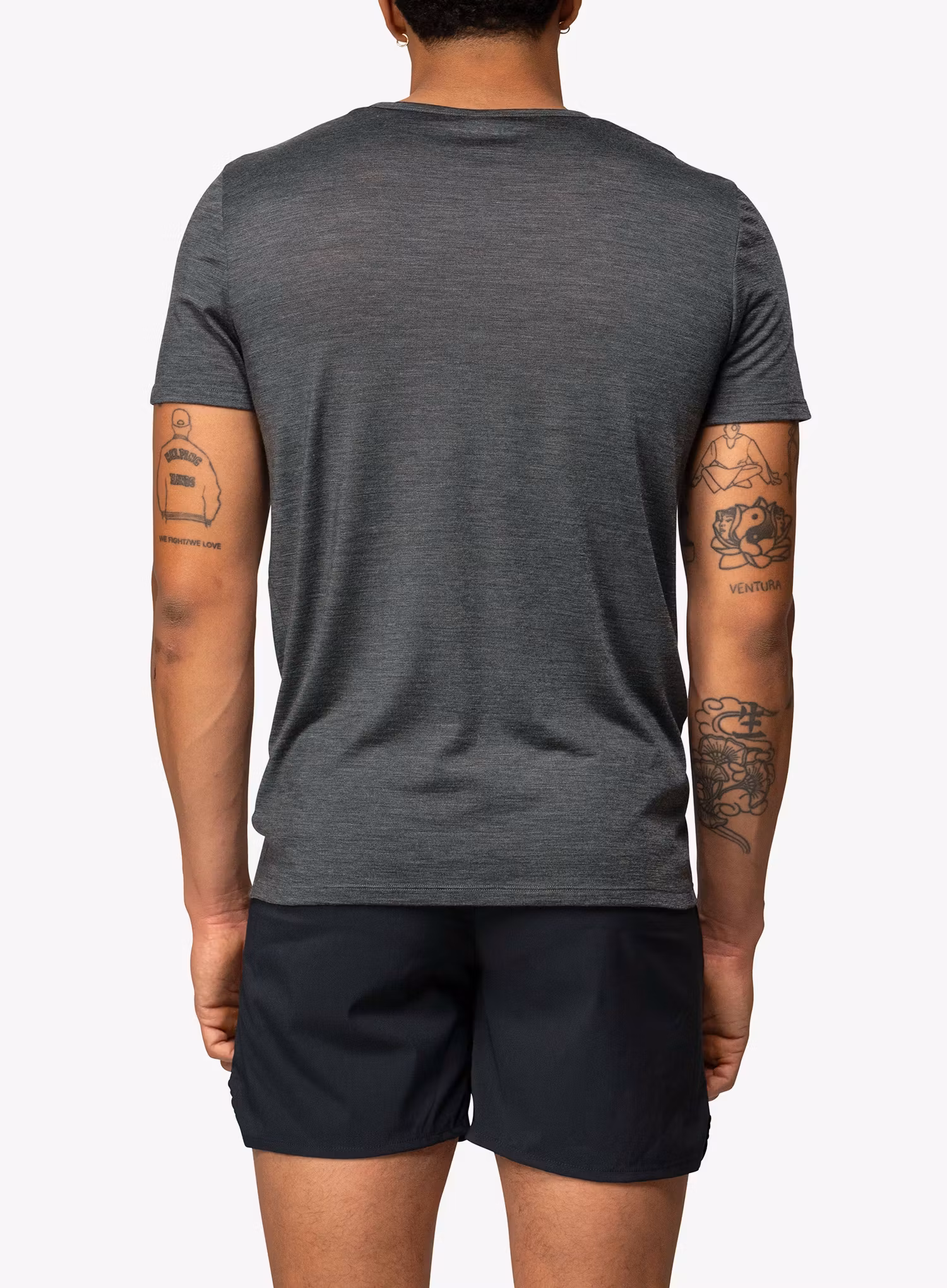 Koszulka merino Devold Active Outline Tee - anthracite