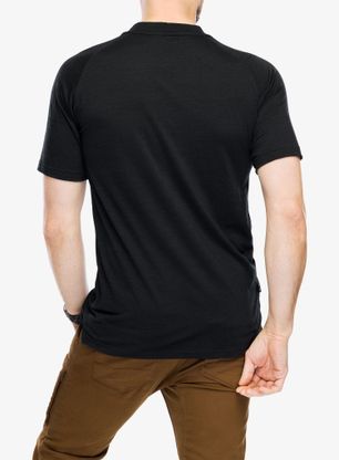 Koszulka merino Sensor Merino Air RJ Everest Tee - black