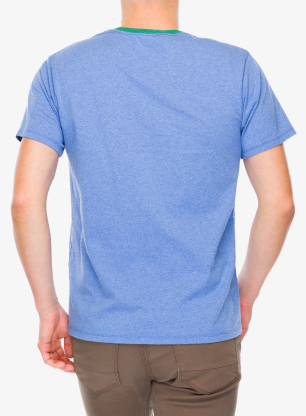 Koszulka Patagonia Shop Sticker Pocket Responsibili-Tee - abundant blue