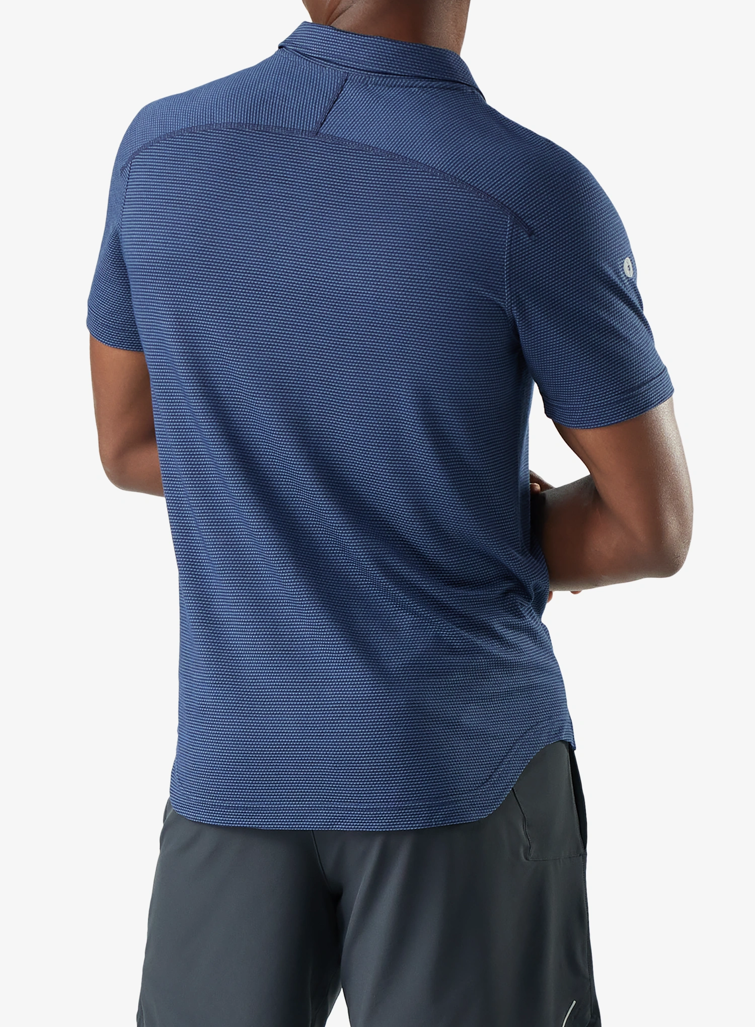 Koszulka polo Smartwool Active Mesh Polo - nightfall/deep navy