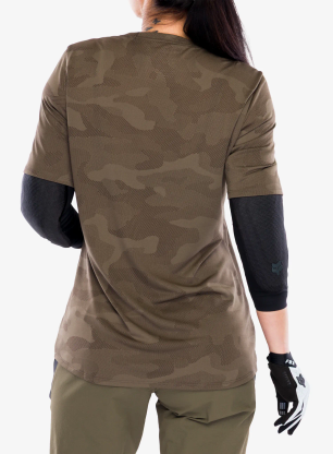 Koszulka rowerowa damska Fox Ranger Tru Dri SS Jersey - dirt