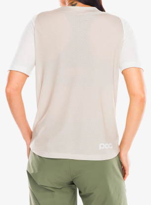 Koszulka rowerowa damska POC Motion Air S/S Jersey - okenite off white