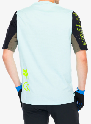 Koszulka rowerowa Fox Defend SS Jersey Elevated - light blue