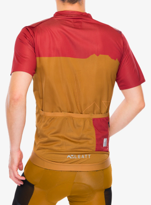 Koszulka rowerowa Leatt Jersey MTB Trail 3.0 - lava