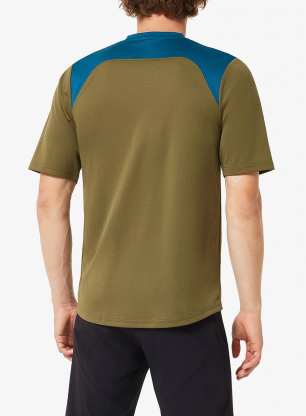 Koszulka rowerowa Oakley Free Ride SS Jersey - army green/new balsam