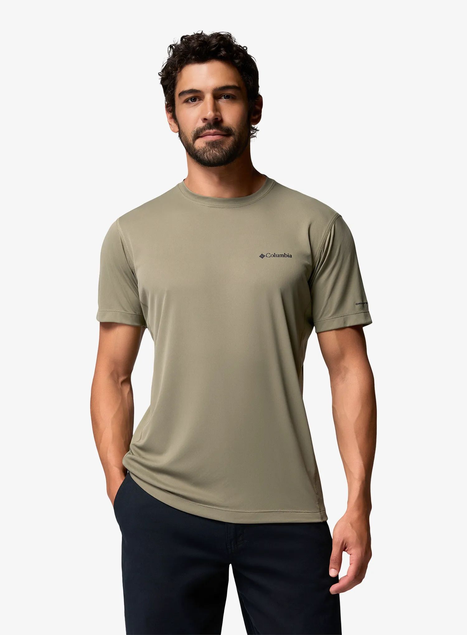 Rychleschnoucí triko Columbia Zero Rules Light S/S Crew - stone green