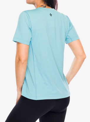 Koszulka szybkoschnąca damska Black Diamond Distance SS Tech Tee - glacier/glacier