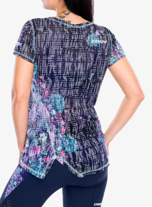 Koszulka szybkoschnąca damska Crazy Shirt Aloha - mandala