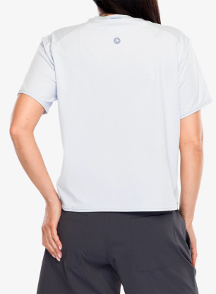 Koszulka szybkoschnąca damska Marmot AirExchange SolarShield Crew S/S - vapor