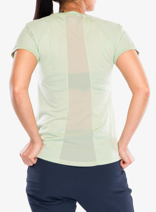 Koszulka szybkoschnąca damska Salomon Outline S/S Tee - sea foam