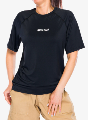 Koszulka szybkoschnąca Gramicci Upf-Shield Short Sleeve Top - black