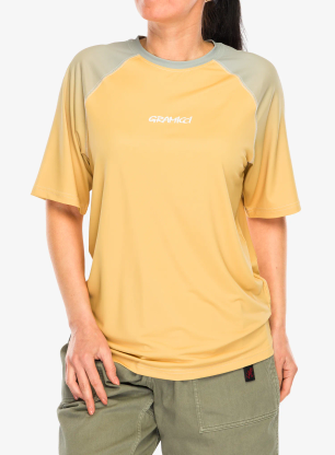 Koszulka szybkoschnąca Gramicci Upf-Shield Short Sleeve Top - sunlit