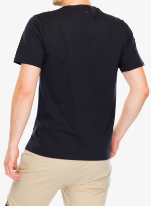 Koszulka szybkoschnąca Salomon Trackline S/S Tee - deep black