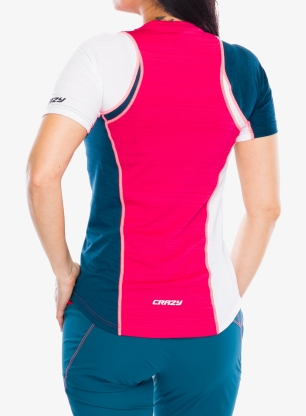 Koszulka termoaktywna damska Crazy Shirt Ionic - coralin