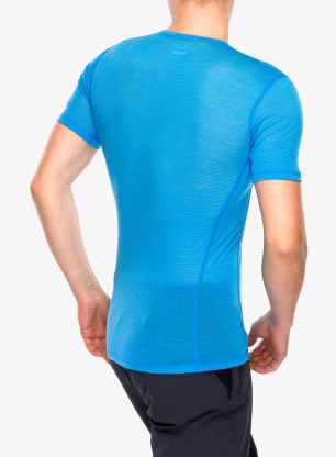 Koszulka termoaktywna Icebreaker Merino Blend 75 Cool-Lite Featherlight SS Crewe - arctic