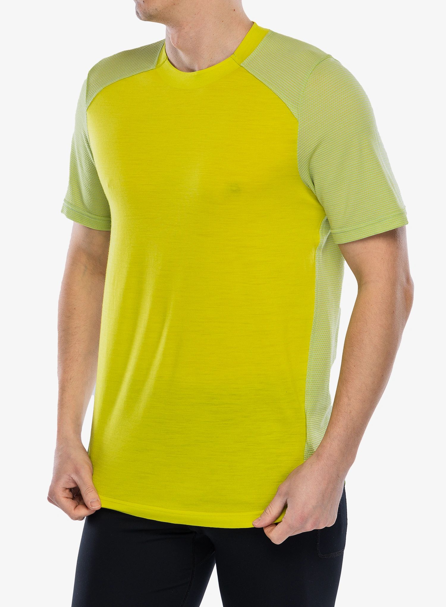Sportovní tričko Smartwool  Active Mesh Short Sleeve Tee - limeade