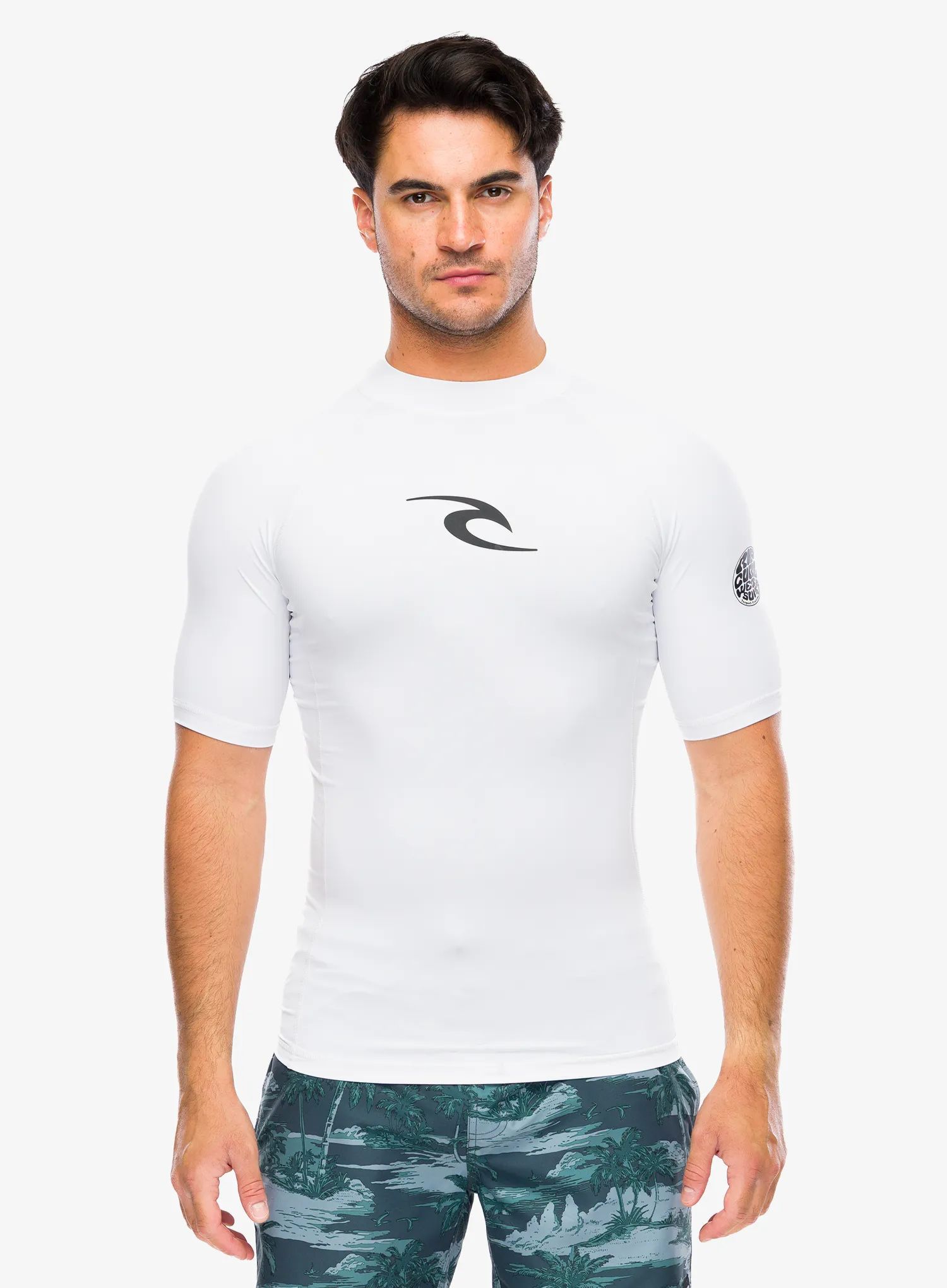 UV tričko Rip Curl Lycra Waves Upf Perf S/S - white