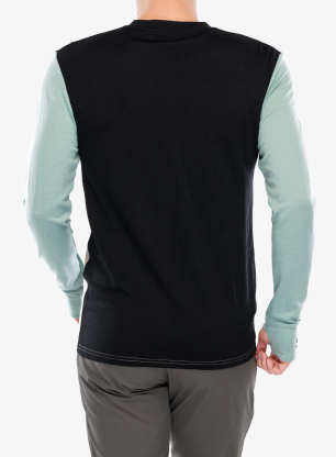 Koszulka z długim rękawem Mons Royale Yotei LS - dew/cinder/black