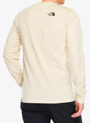 Koszulka z długim rękawem The North Face L/S Simple Dome Tee - gravel