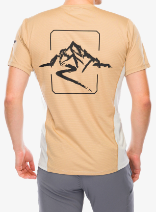 Koszulka z nadrukiem Columbia Cirque River Pro S/S Graphic Crew - canoe